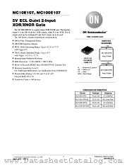 MC10E107-D datasheet pdf ON Semiconductor