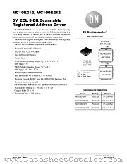 MC10E212-D datasheet pdf ON Semiconductor