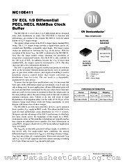 MC10E411-D datasheet pdf ON Semiconductor