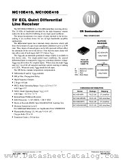 MC10E416-D datasheet pdf ON Semiconductor