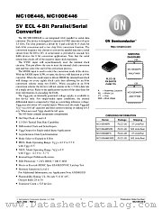 MC10E446-D datasheet pdf ON Semiconductor