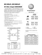 MC10EL07-D datasheet pdf ON Semiconductor