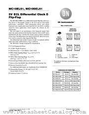 MC10EL51-D datasheet pdf ON Semiconductor