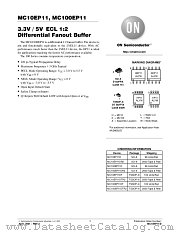 MC10EP11-D datasheet pdf ON Semiconductor