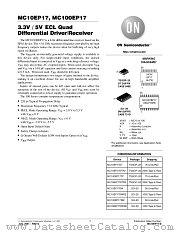 MC10EP17-D datasheet pdf ON Semiconductor