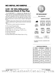 MC10EP52-D datasheet pdf ON Semiconductor