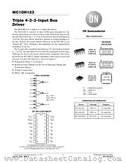 MC10H123-D datasheet pdf ON Semiconductor