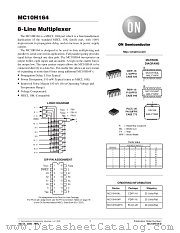 MC10H164-D datasheet pdf ON Semiconductor