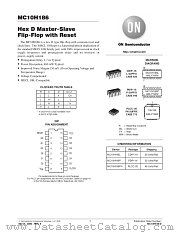 MC10H186-D datasheet pdf ON Semiconductor