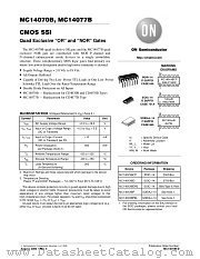 MC14070B-D datasheet pdf ON Semiconductor