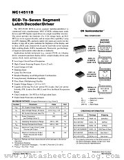 MC14511B-D datasheet pdf ON Semiconductor