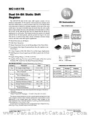 MC14517B-D datasheet pdf ON Semiconductor