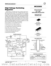 MC33363-D datasheet pdf ON Semiconductor