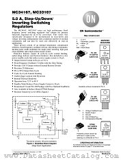 MC34167-D datasheet pdf ON Semiconductor