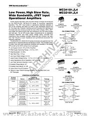MC34181-D datasheet pdf ON Semiconductor