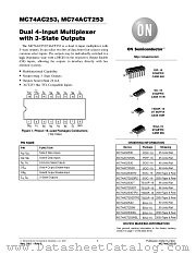 MC74AC253-D datasheet pdf ON Semiconductor