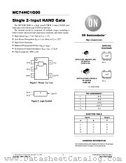 MC74HC1G00-D datasheet pdf ON Semiconductor
