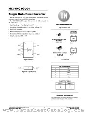 MC74HC1GU04-D datasheet pdf ON Semiconductor