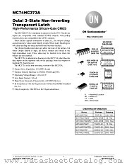MC74HC373A-D datasheet pdf ON Semiconductor