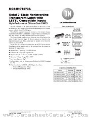 MC74HCT573A-D datasheet pdf ON Semiconductor