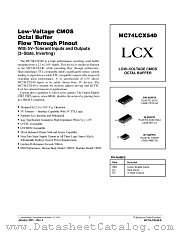 MC74LCX540-D datasheet pdf ON Semiconductor