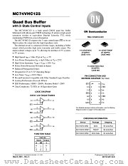 MC74VHC125-D datasheet pdf ON Semiconductor