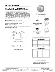 MC74VHC1G00 datasheet pdf ON Semiconductor