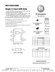 MC74VHC1G08-D datasheet pdf ON Semiconductor