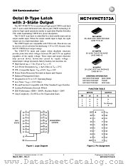 MC74VHCT573A-D datasheet pdf ON Semiconductor