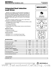 MDC3238T1-D datasheet pdf ON Semiconductor