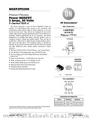 MGSF2P02HD-D datasheet pdf ON Semiconductor