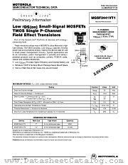 MGSF3441VT1-D datasheet pdf ON Semiconductor