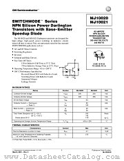 MJ10020-D datasheet pdf ON Semiconductor