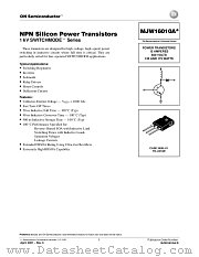 MJW16010A-D datasheet pdf ON Semiconductor