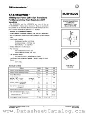 MJW16206-D datasheet pdf ON Semiconductor