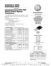 MJW3281A-D datasheet pdf ON Semiconductor