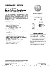 MM3Z2V4ST1-D datasheet pdf ON Semiconductor