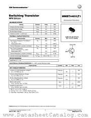 MMBT4401LT1-D datasheet pdf ON Semiconductor
