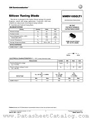 MMBV105GLT1-D datasheet pdf ON Semiconductor