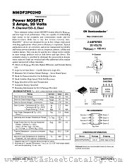 MMDF2P02HD-D datasheet pdf ON Semiconductor