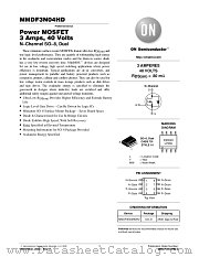 MMDF3N04HD-D datasheet pdf ON Semiconductor