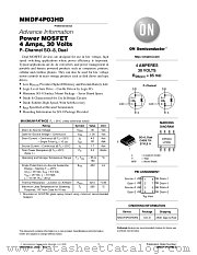 MMDF4P03HD-D datasheet pdf ON Semiconductor
