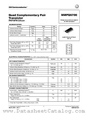 MMPQ6700-D datasheet pdf ON Semiconductor