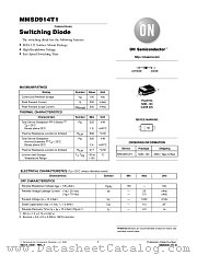 MMSD914T1-D datasheet pdf ON Semiconductor