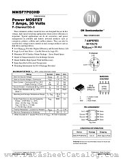 MMSF7P03HD-D datasheet pdf ON Semiconductor