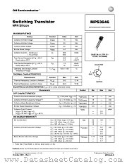 MPS3646-D datasheet pdf ON Semiconductor