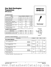 MPS6724-D datasheet pdf ON Semiconductor