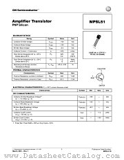 MPSL51-D datasheet pdf ON Semiconductor