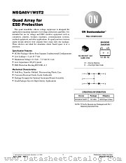 MSQA6V1W5T2-D datasheet pdf ON Semiconductor