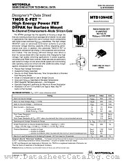 MTB10N40E-D datasheet pdf ON Semiconductor